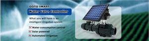 Controlador de irrigação inteligente de painel solar