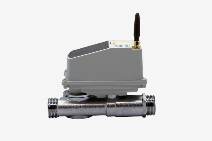 Controlador automático de válvula de água inteligente de longo alcance Lora com válvula de esfera motorizada